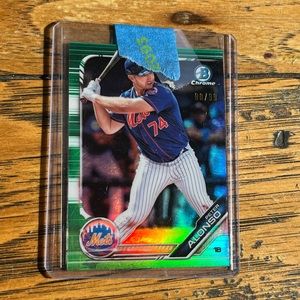 2019 Bowman Chrome Prospects Green Refractors Peter Alonso 90/99